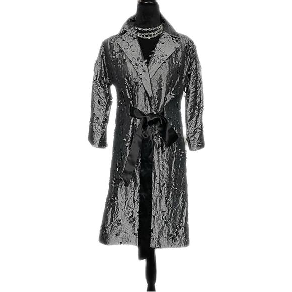 EUC - Don Caster Collection Floral Cut Away Jacket - Picture 2 of 10